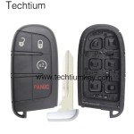 433Mhz 46 chip FCC:M3N40821302 keyless 3+1 button remote key for Chrysler 2011-2017, Dodge 2011-2017